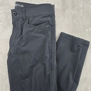 Western Rise Diversion Pants Mens 31x30 Black Slim Fit Performance Trousers